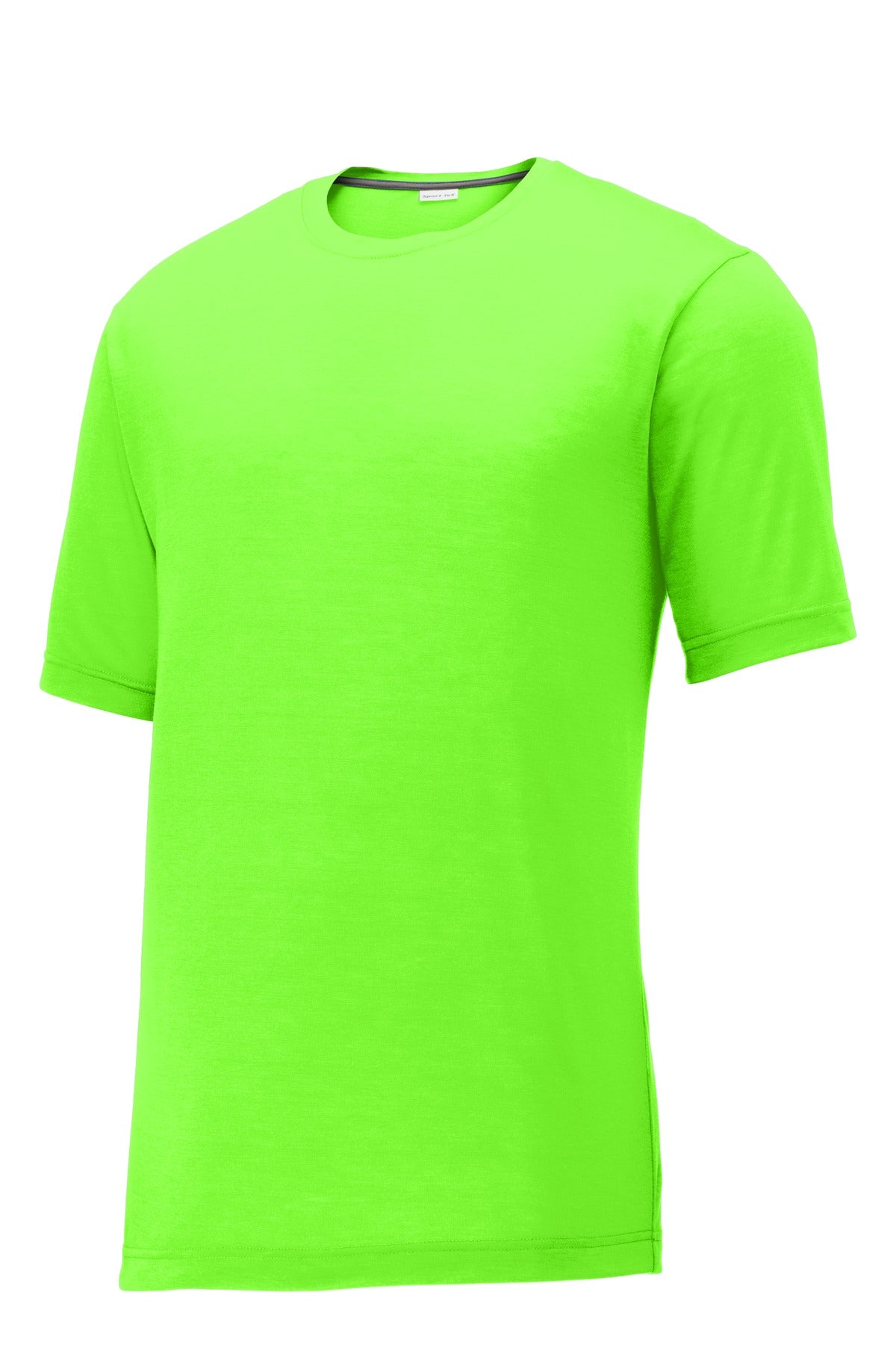 Custom Embroidered Sport-Tek T-Shirts  in Neon Green