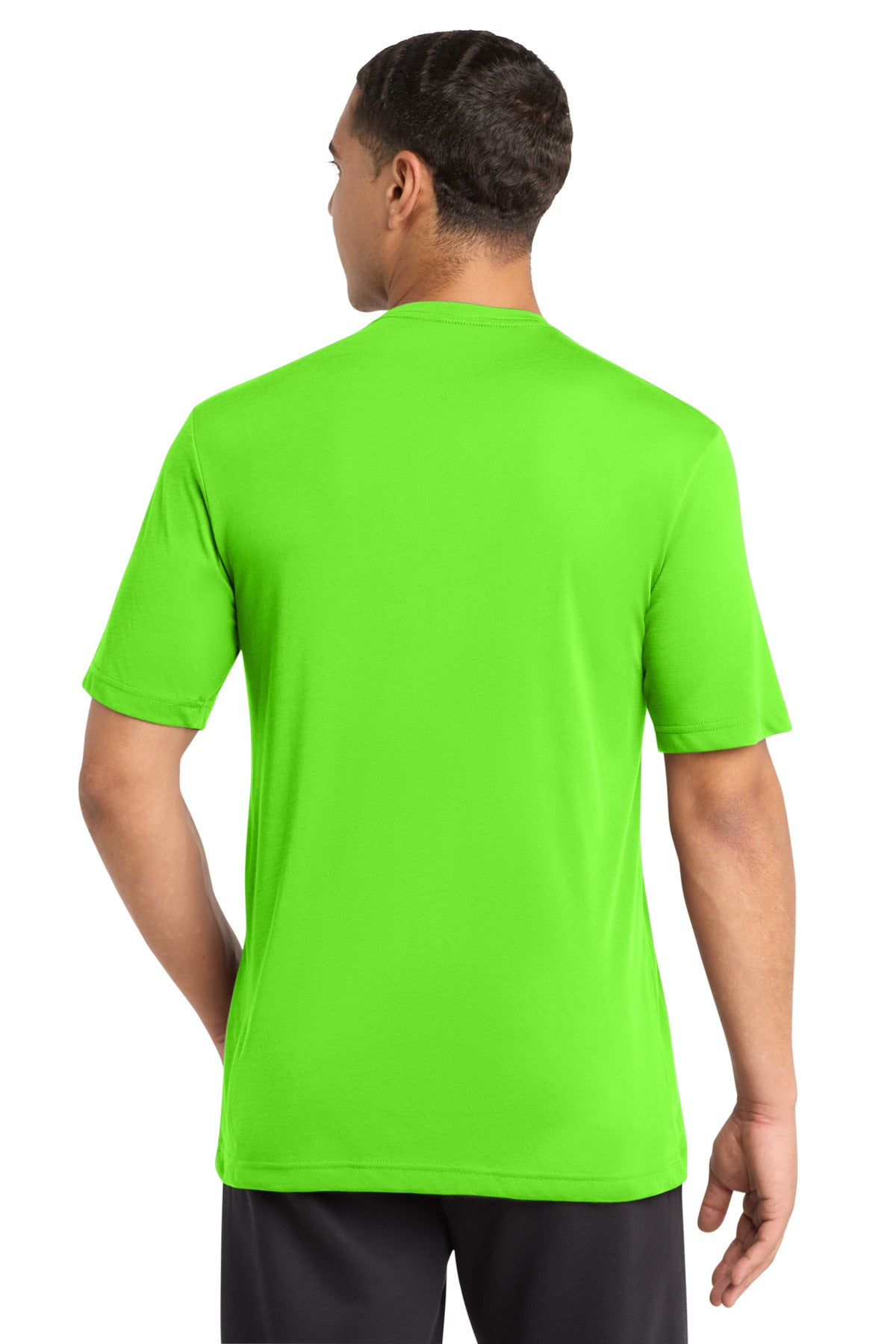 Custom Embroidered Sport-Tek T-Shirts  in Neon Green