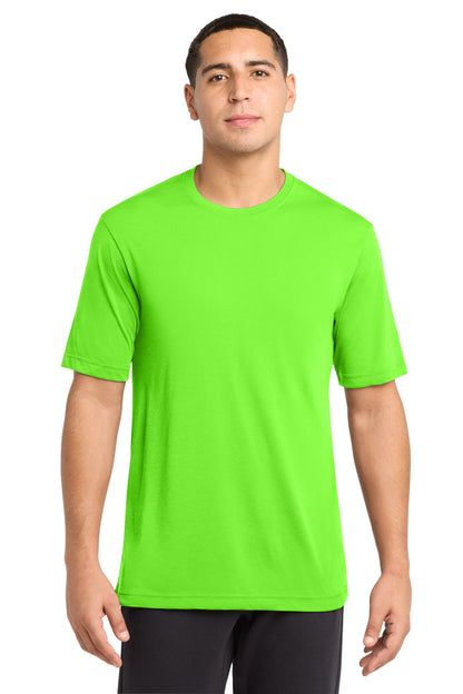 Custom Embroidered Sport-Tek T-Shirts  in Neon Green