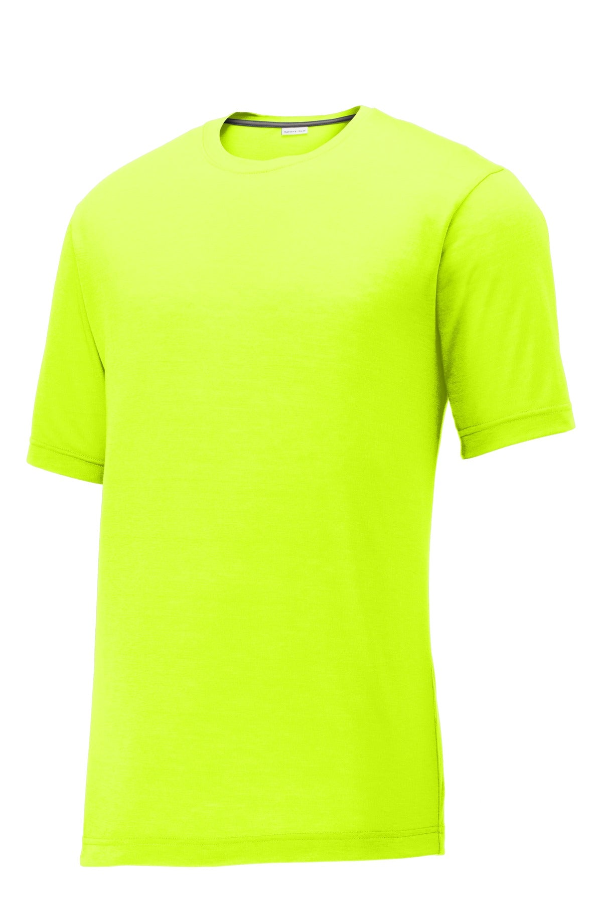 Custom Embroidered Sport-Tek T-Shirts  in Neon Yellow