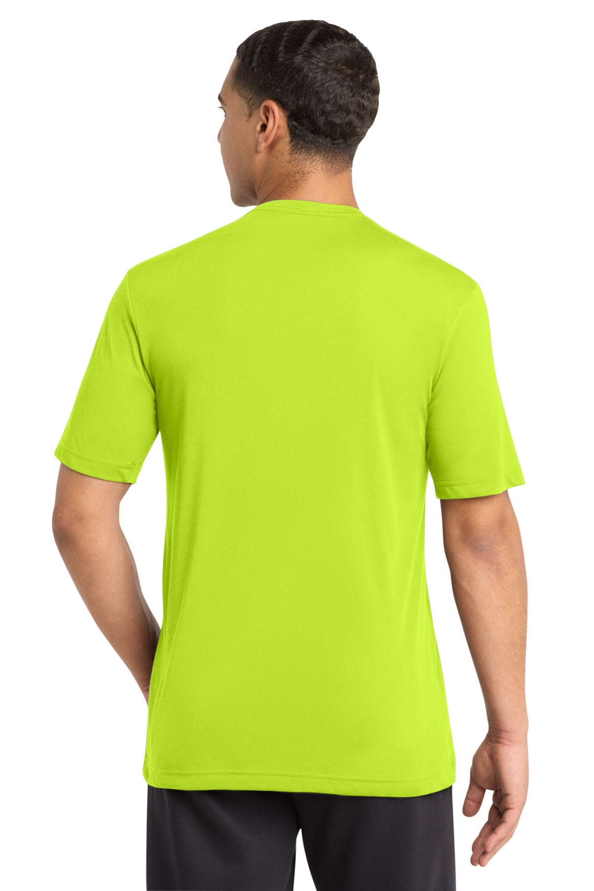 Custom Embroidered Sport-Tek T-Shirts  in Neon Yellow