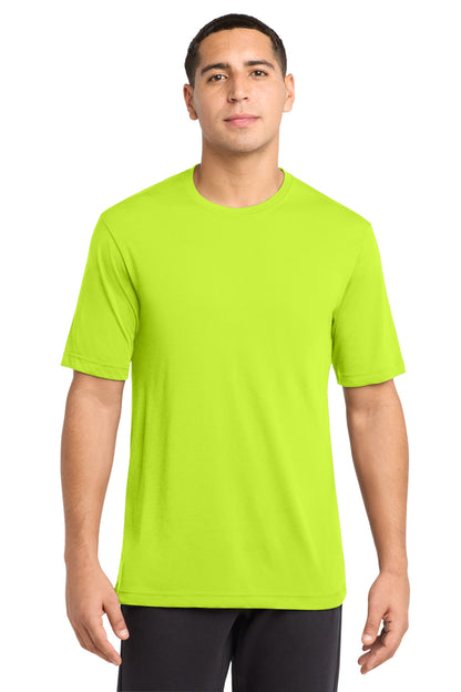 Custom Embroidered Sport-Tek T-Shirts  in Neon Yellow