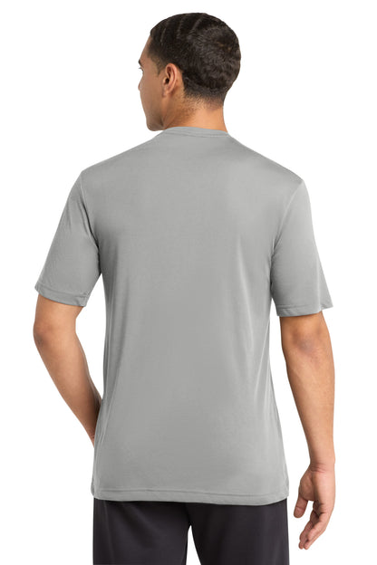 Custom Embroidered Sport-Tek T-Shirts  in Silver