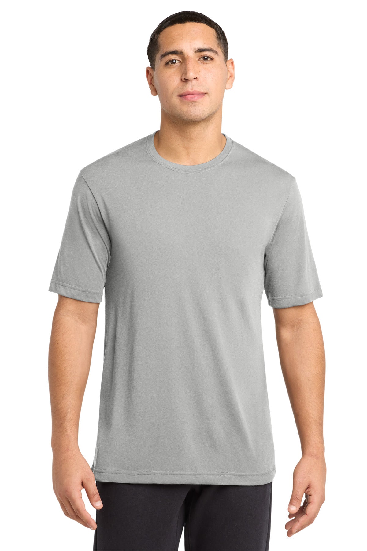 Custom Embroidered Sport-Tek T-Shirts  in Silver