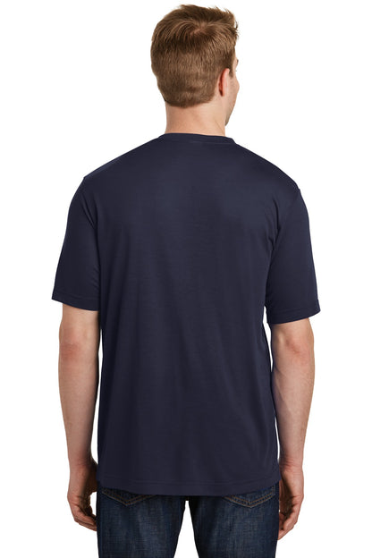 Custom Embroidered Sport-Tek PosiCharge Competitor Cotton Touch Tee. ST450,True Navy