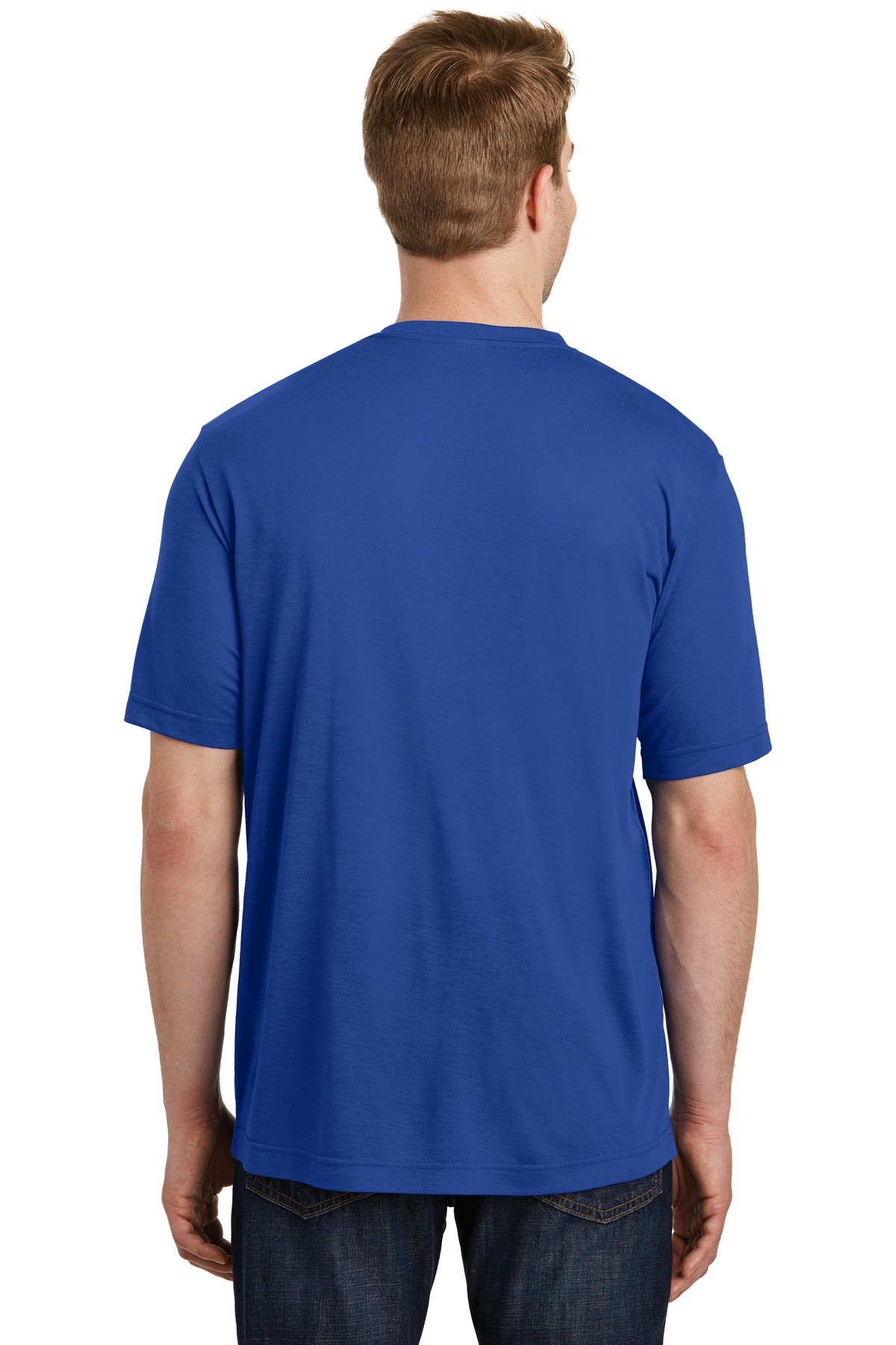 Custom Embroidered Sport-Tek PosiCharge Competitor Cotton Touch Tee. ST450,True Royal