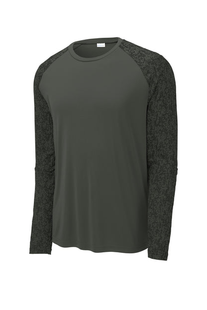 Sport-Tek  Long Sleeve Digi Camo Tee. ST460LS