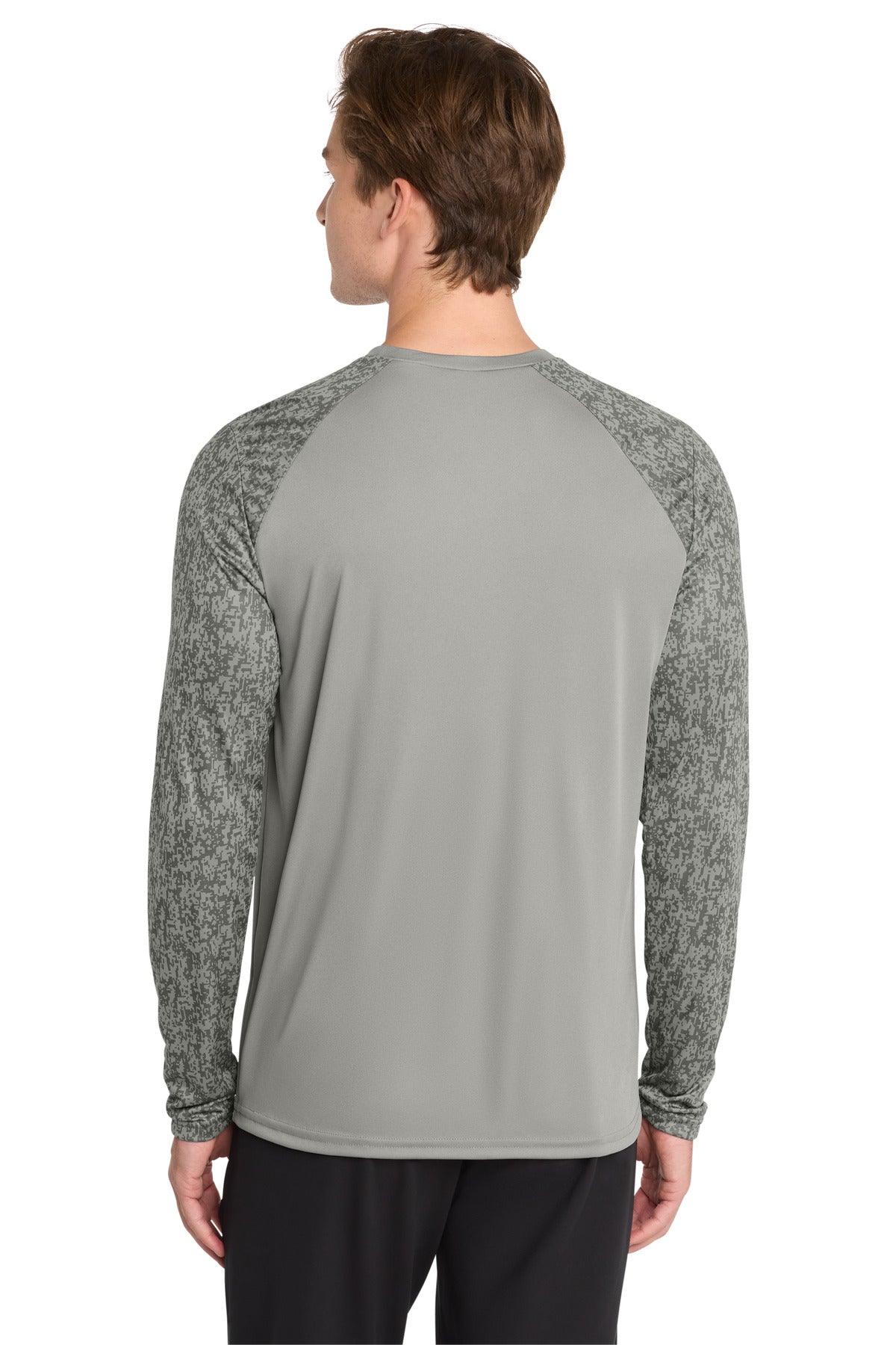 Custom Embroidered Sport-Tek T-Shirts  in Grey Concrete