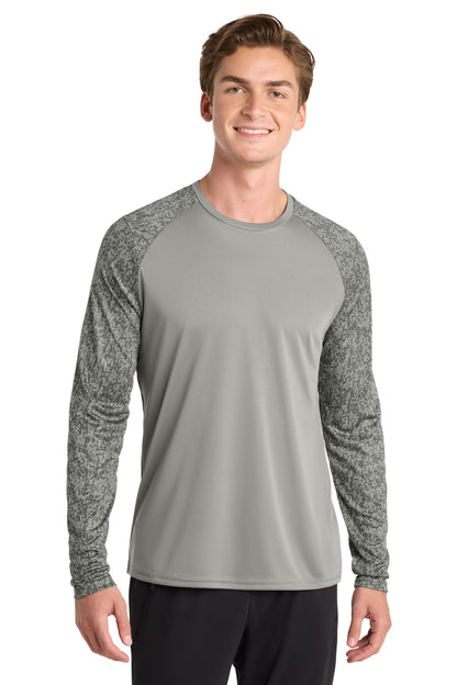 Custom Embroidered Sport-Tek T-Shirts  in Grey Concrete