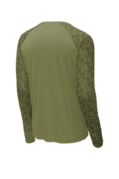 Sport-Tek  Long Sleeve Digi Camo Tee. ST460LS
