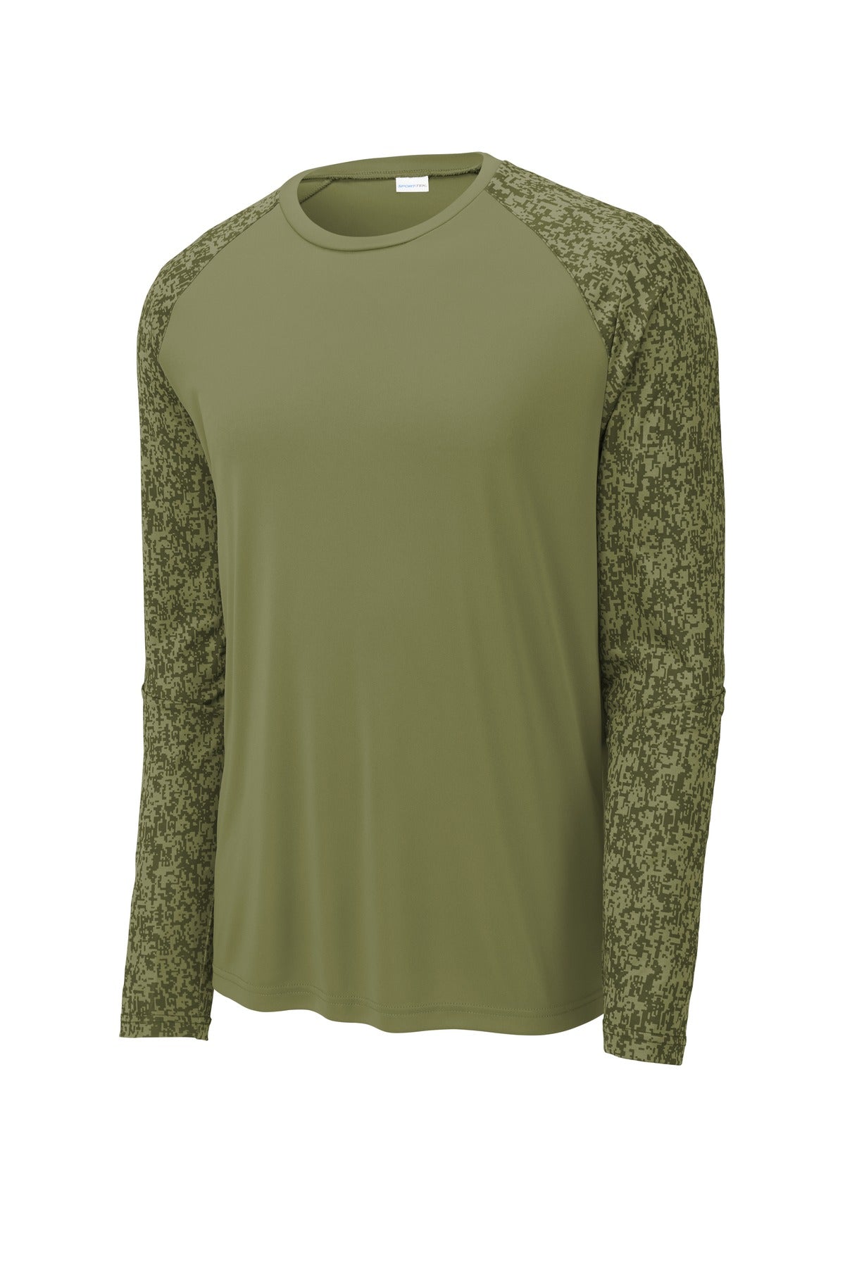 Sport-Tek  Long Sleeve Digi Camo Tee. ST460LS