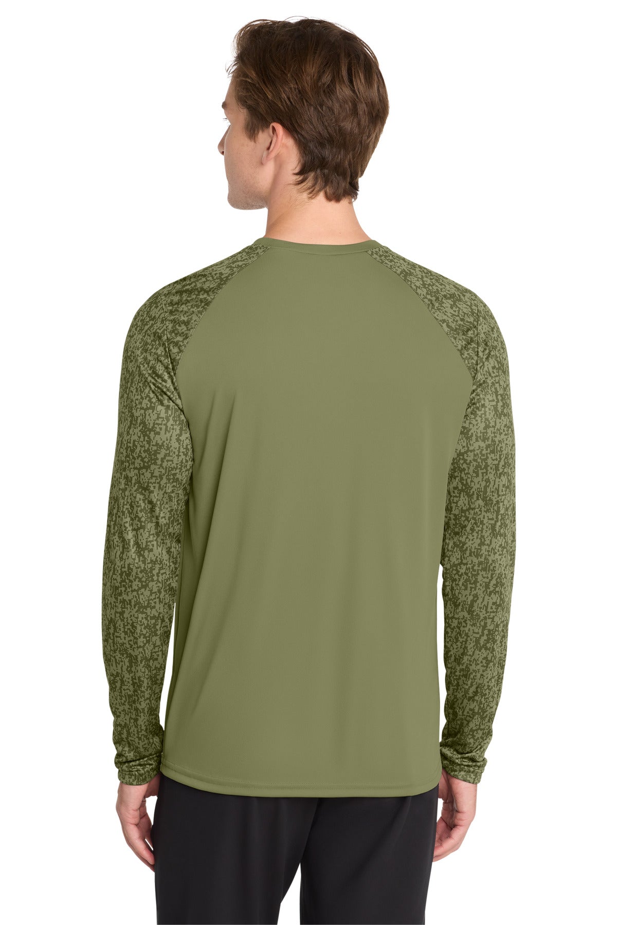 Custom Embroidered Sport-Tek T-Shirts  in Olive Drab Green