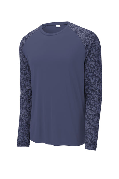 Sport-Tek  Long Sleeve Digi Camo Tee. ST460LS