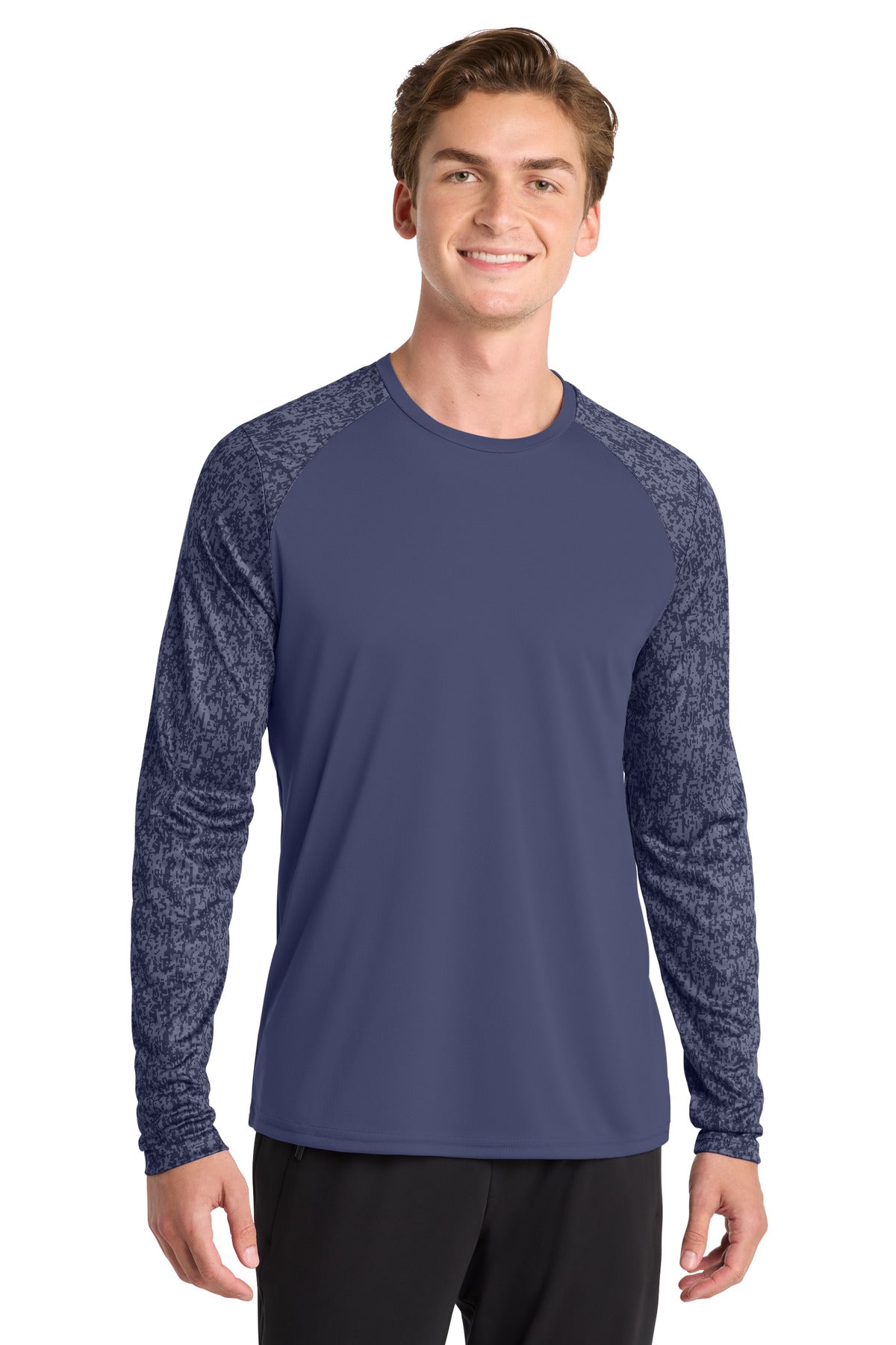 Custom Embroidered Sport-Tek T-Shirts  in True Navy