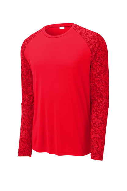 Sport-Tek  Long Sleeve Digi Camo Tee. ST460LS
