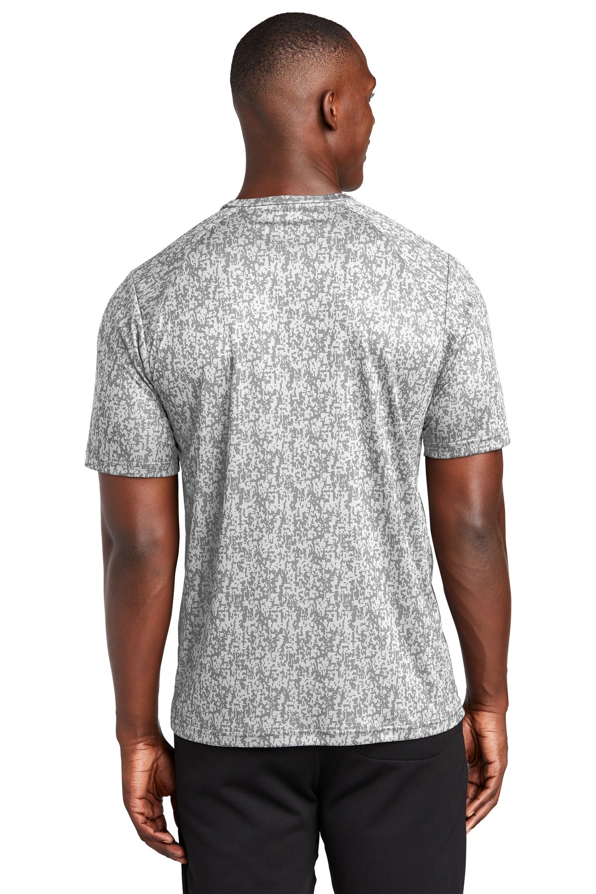 Custom Embroidered Sport-Tek  Digi Camo Tee. ST460,White