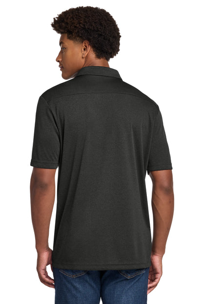 Custom Embroidered Sport-Tek Polos/Knits in Black Heather