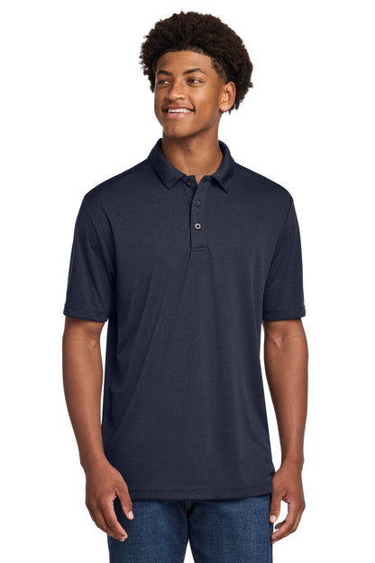 Custom Embroidered Sport-Tek Polos/Knits in Deep Navy Heather