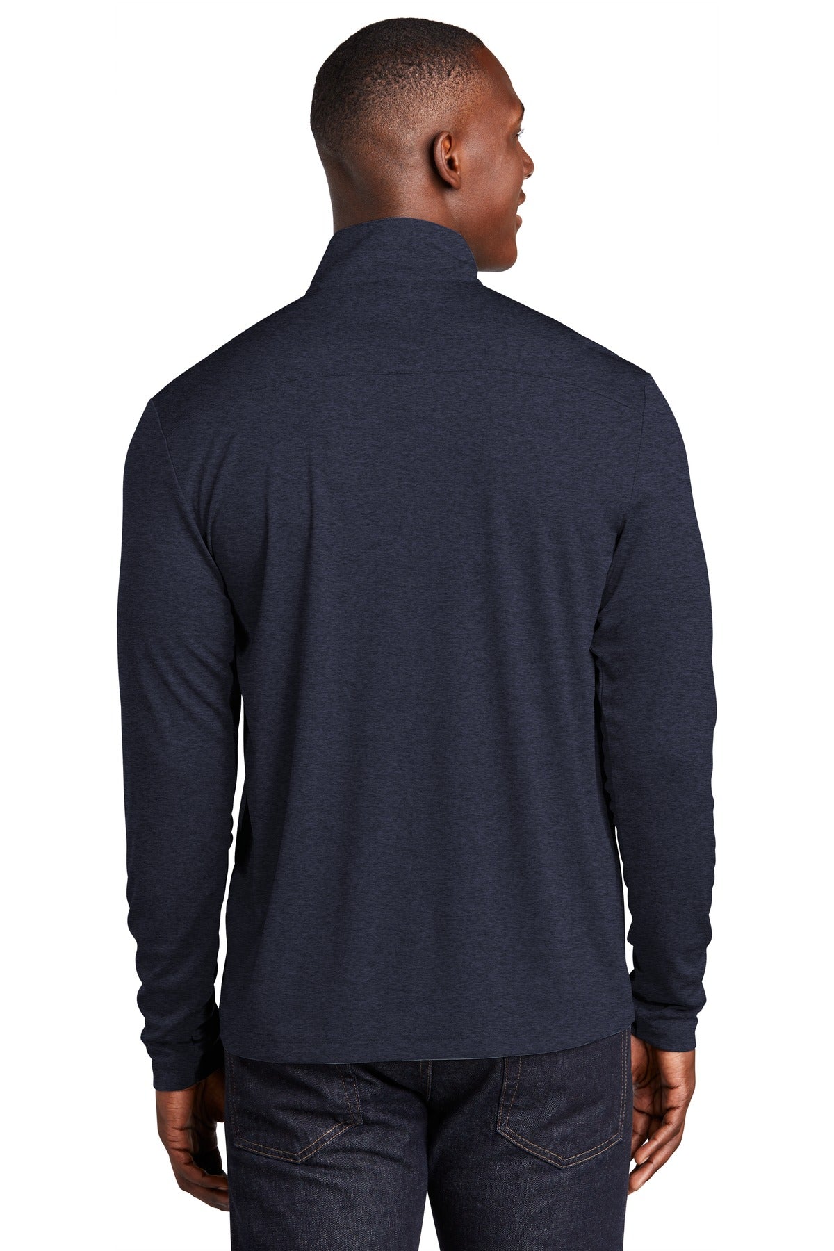 Custom Embroidered Sport-Tek  Endeavor 1/2-Zip Pullover. ST469,Deep Navy Heather
