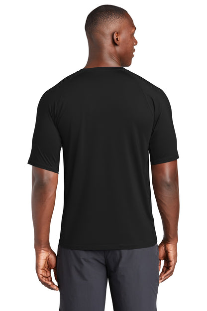 Custom Embroidered Sport-Tek  Rashguard Tee. ST470,Black