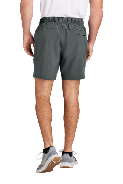 Custom Embroidered Sport-Tek Repeat 7  Short ST485,Iron Grey