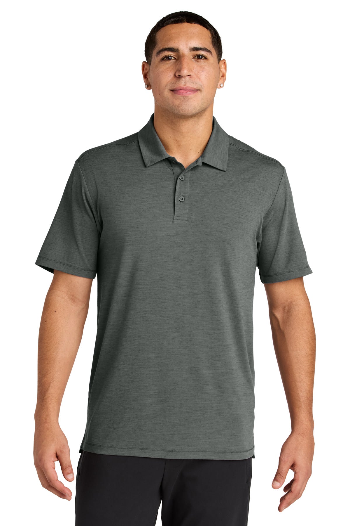 Custom Embroidered Sport-Tek Polos/Knits in Shadow Grey