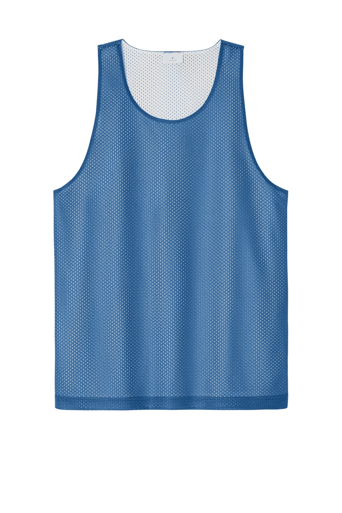 Sport-Tek PosiCharge Reversible Mesh Tank ST5000 Carolina Blue/ White