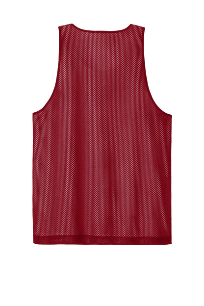 Sport-Tek PosiCharge Reversible Mesh Tank ST5000 Deep Red/ White