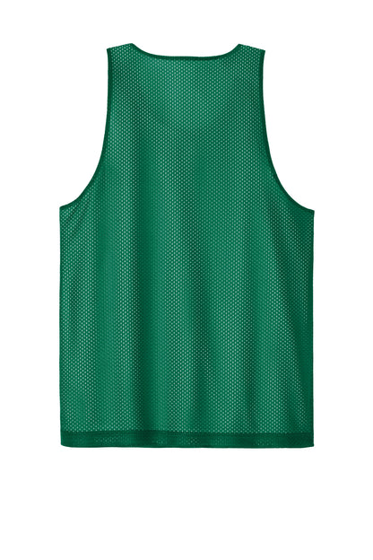 Sport-Tek PosiCharge Reversible Mesh Tank ST5000 Kelly Green/ White