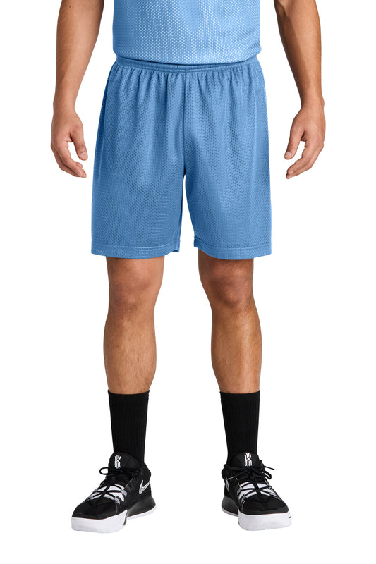 Sport-Tek PosiCharge Mesh 7  Short ST5100 Carolina Blue