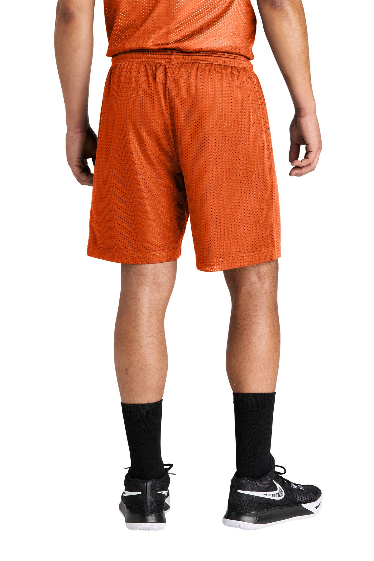 Custom Embroidered Sport-Tek PosiCharge Mesh 7  Short ST5100,Deep Orange