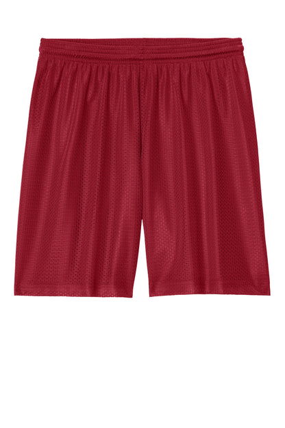 Sport-Tek PosiCharge Mesh 7  Short ST5100 Deep Red