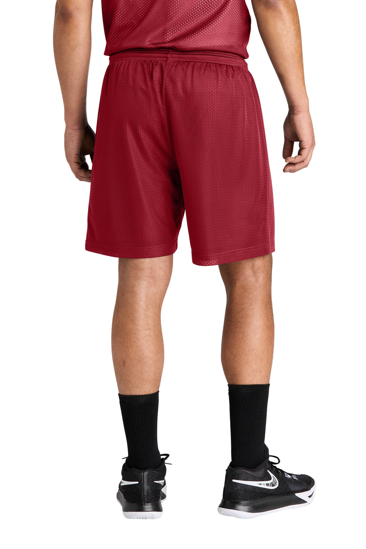 Custom Embroidered Sport-Tek PosiCharge Mesh 7  Short ST5100,Deep Red