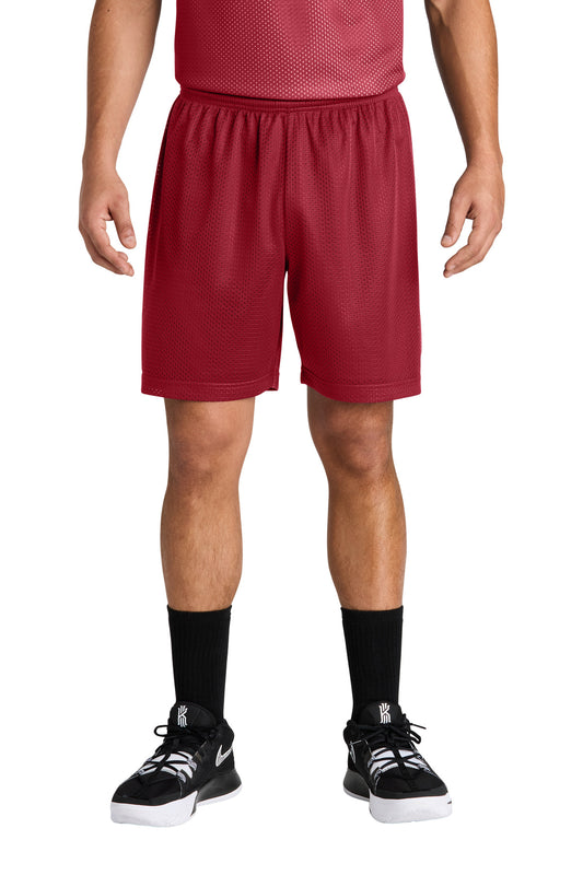 Sport-Tek PosiCharge Mesh 7  Short ST5100 Deep Red