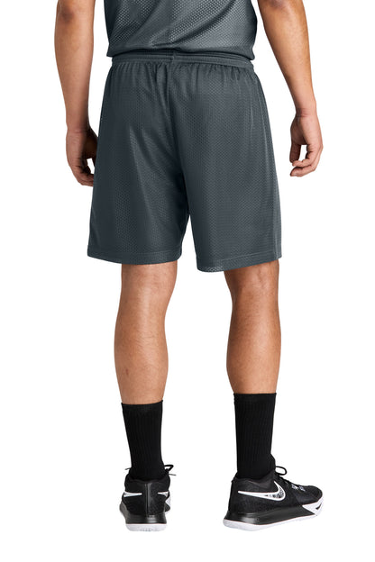 Custom Embroidered Sport-Tek PosiCharge Mesh 7  Short ST5100,Iron Grey