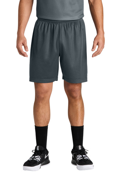 Sport-Tek PosiCharge Mesh 7  Short ST5100 Iron Grey