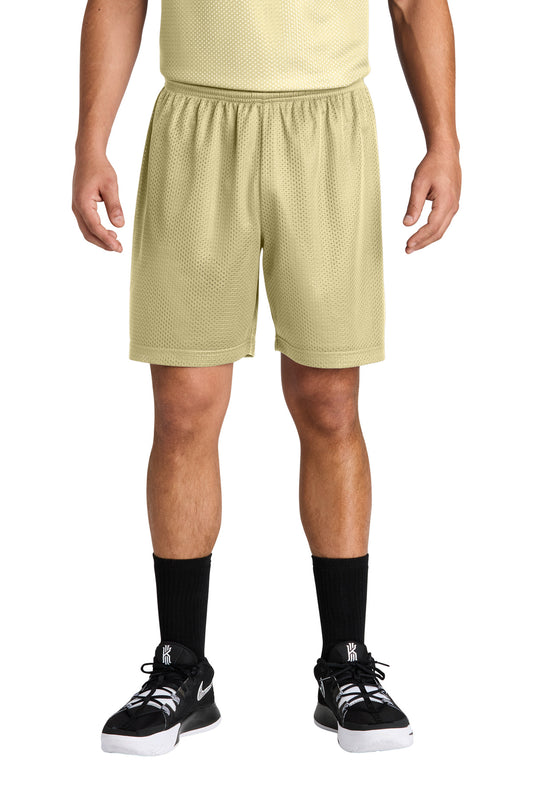 Sport-Tek PosiCharge Mesh 7  Short ST5100 Vegas Gold