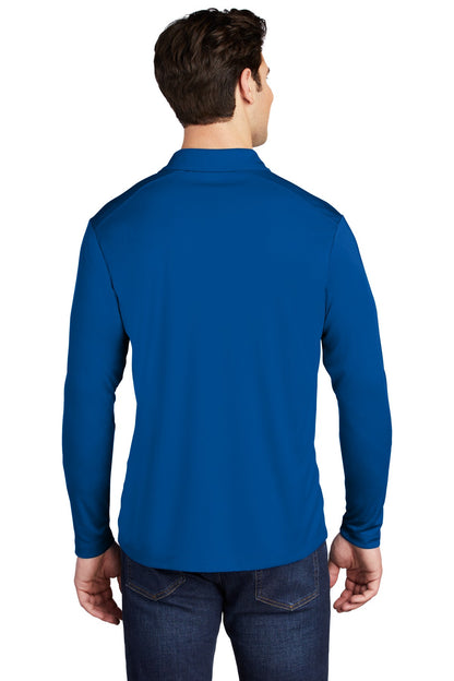 Custom Embroidered Sport-Tek   Posi-UV  Pro Long Sleeve Polo. ST520LS,True Royal
