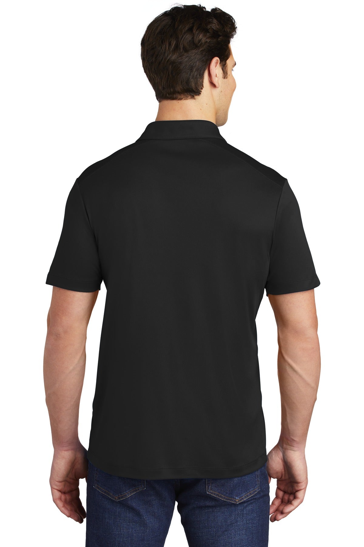 Custom Embroidered Sport-Tek   Posi-UV  Pro Polo. ST520,Black