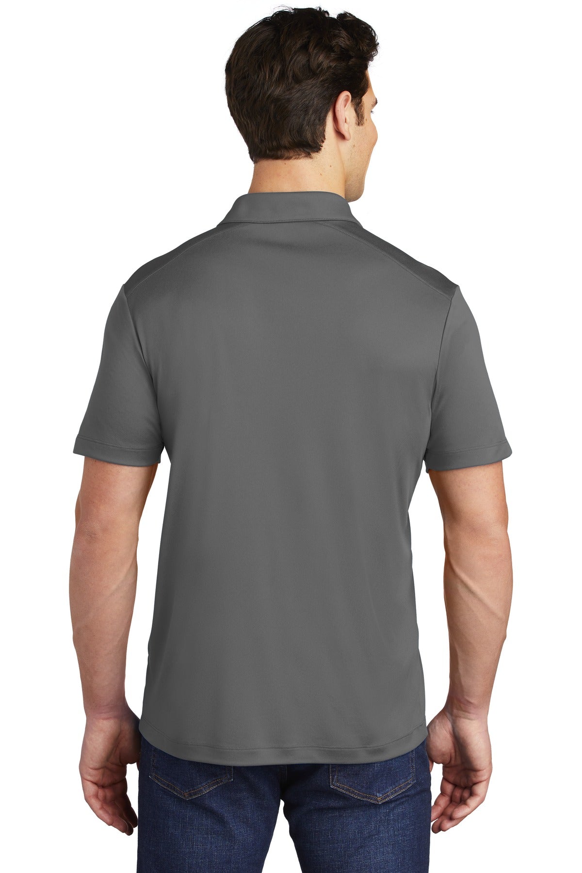 Custom Embroidered Sport-Tek   Posi-UV  Pro Polo. ST520,Dark Smoke Grey