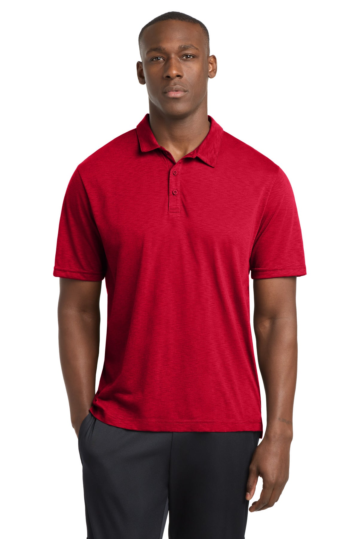 Custom Embroidered Sport-Tek Polos/Knits in Deep Red