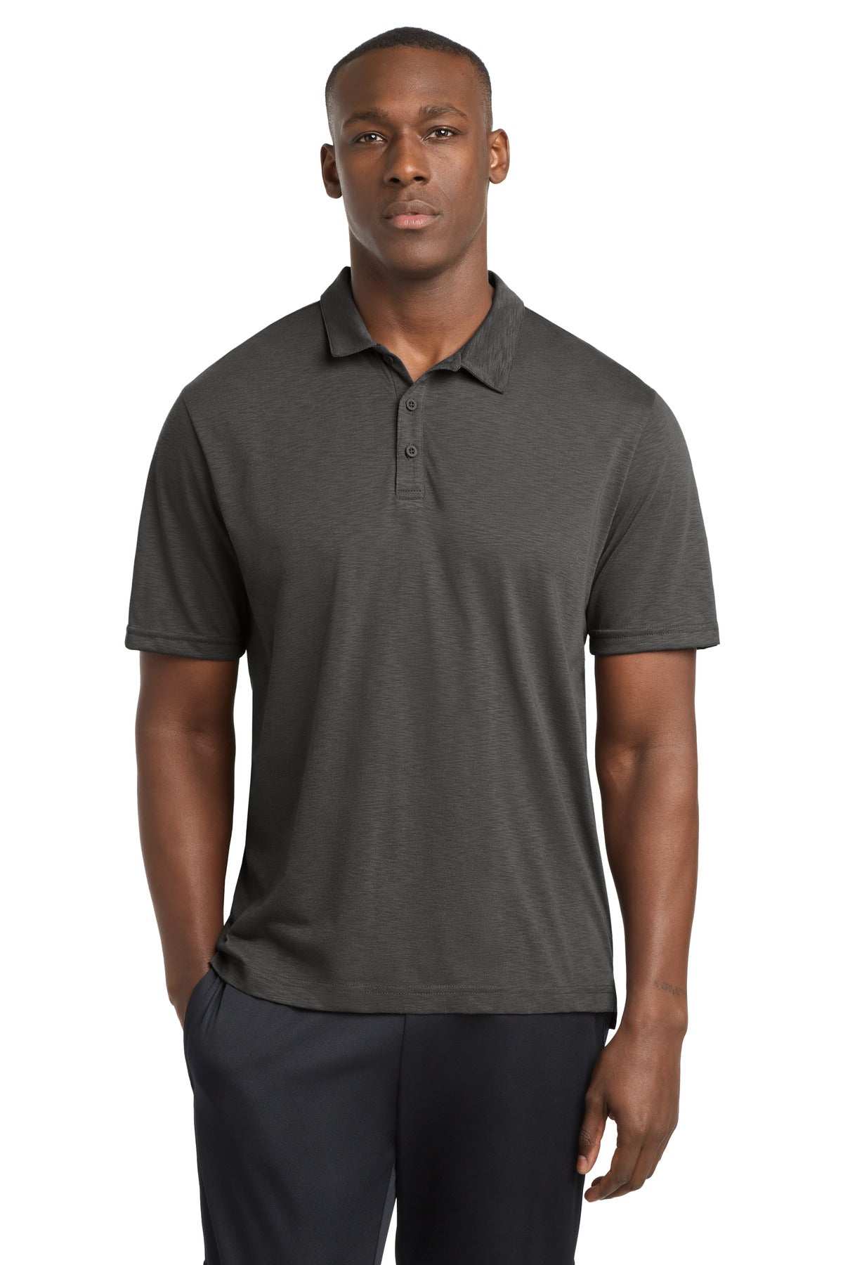 Custom Embroidered Sport-Tek Polos/Knits in Graphite