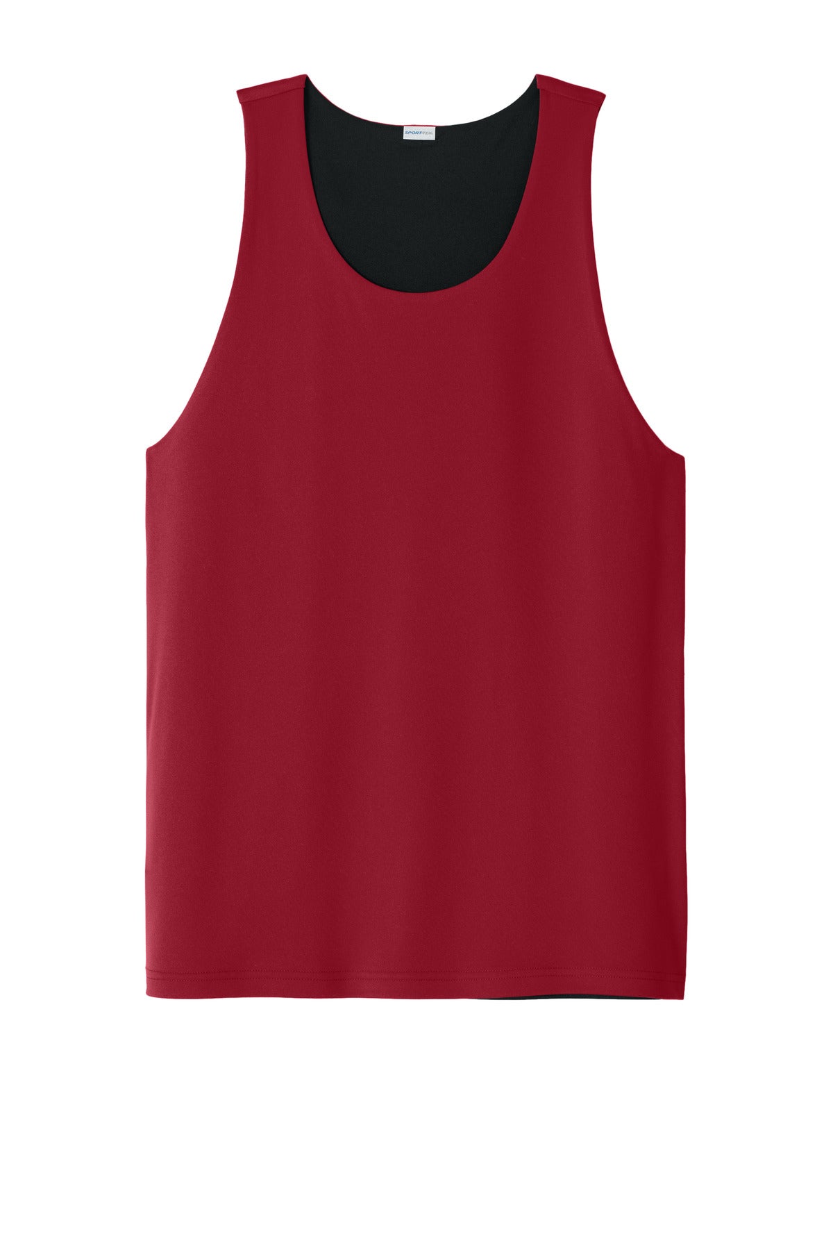 Custom Embroidered Sport-Tek Activewear in Deep Red/ Black