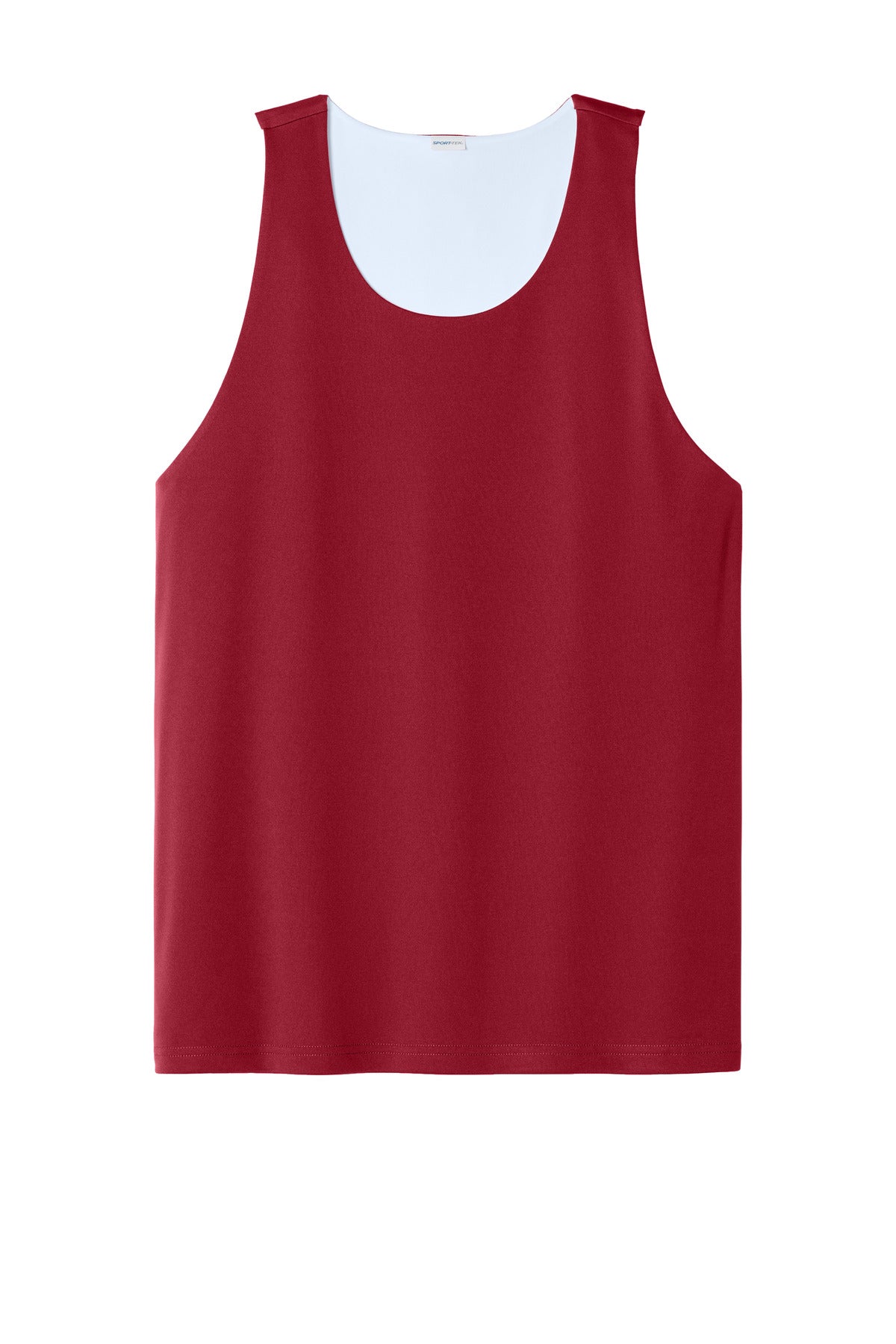 Custom Embroidered Sport-Tek Activewear in Deep Red/ White