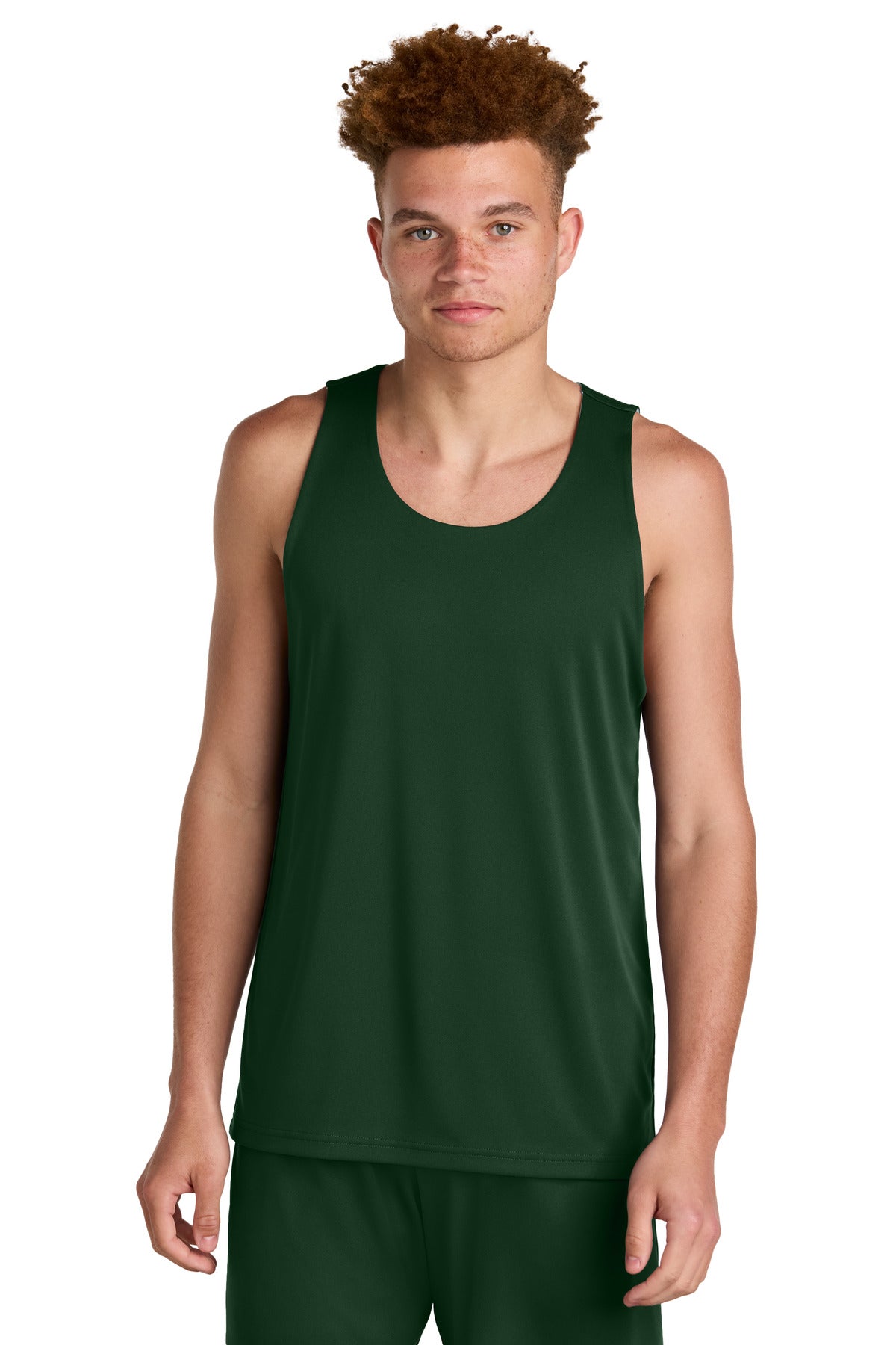 Custom Embroidered Sport-Tek Activewear in Forest Green/ White
