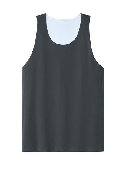 Custom Embroidered Sport-Tek Activewear in Iron Grey/ White