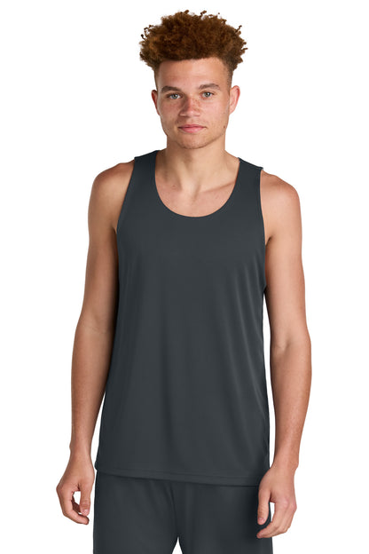 Custom Embroidered Sport-Tek Activewear in Iron Grey/ White