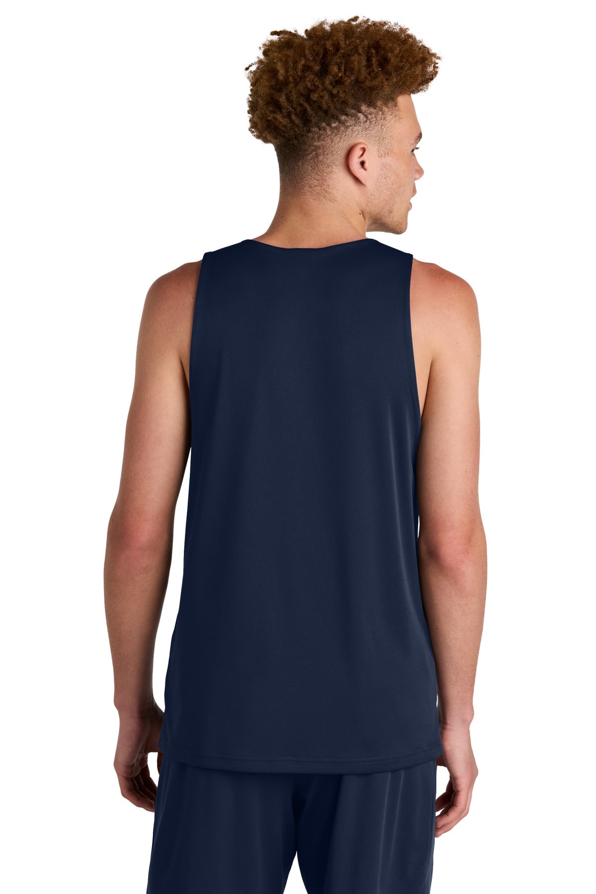 Custom Embroidered Sport-Tek PosiCharge Competitor Rev Tank ST551,True Navy/ White
