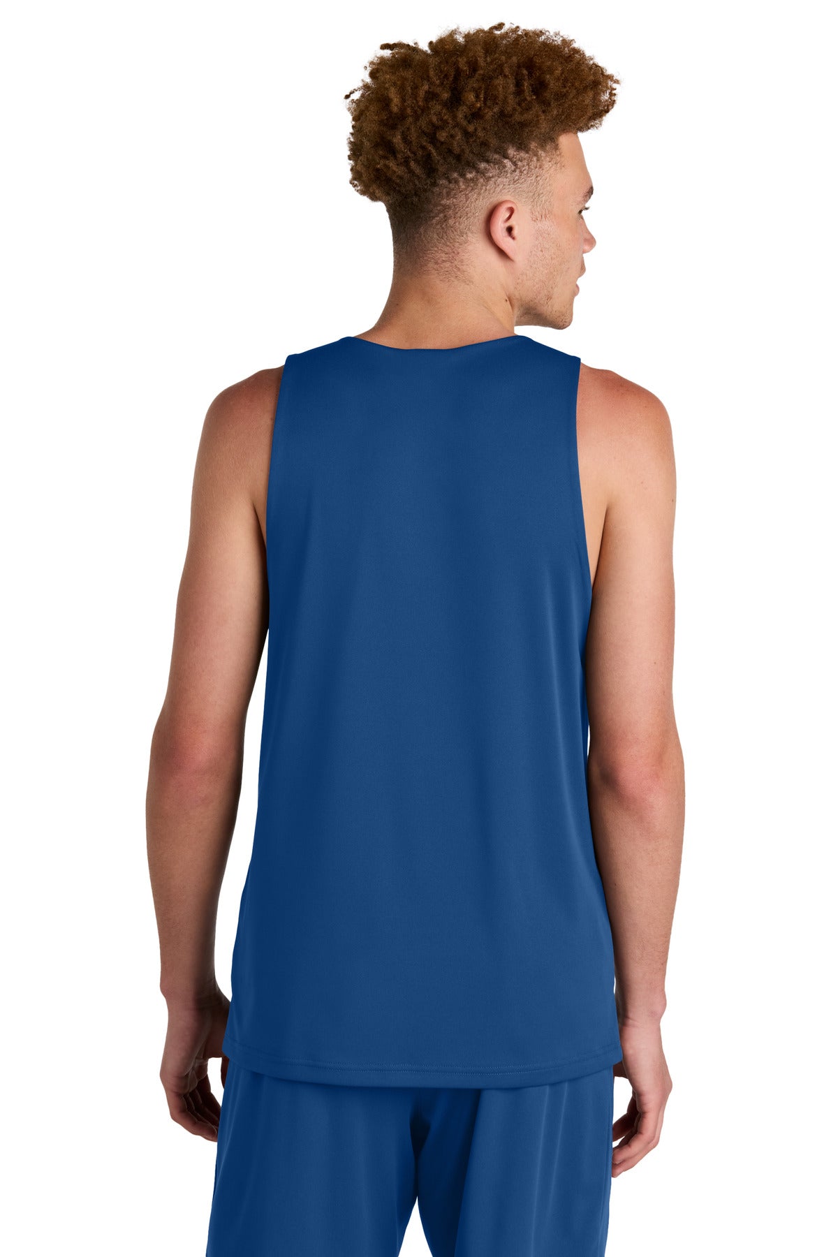 Custom Embroidered Sport-Tek PosiCharge Competitor Rev Tank ST551,True Royal/ White