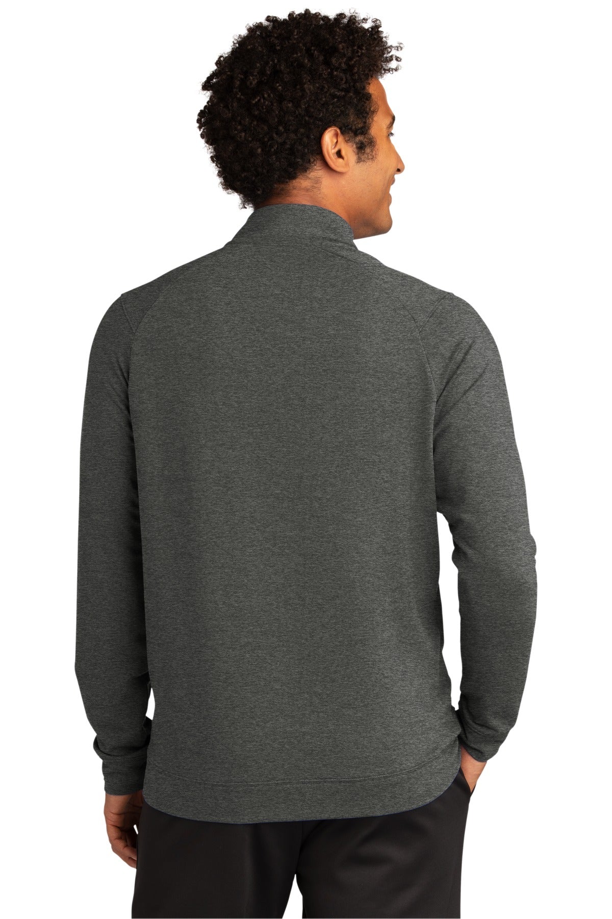 Custom Embroidered Sport-Tek Sport-Wick Flex Fleece Full-Zip. ST560,Dark Grey Heather